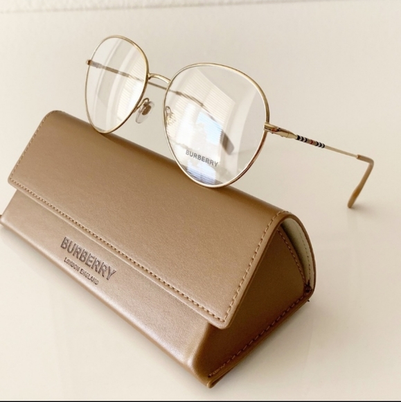 BURBERRY CLEAR LENSE GLASSES NEW WITH CASE FULL INCLUSION - Picture 3 of 12